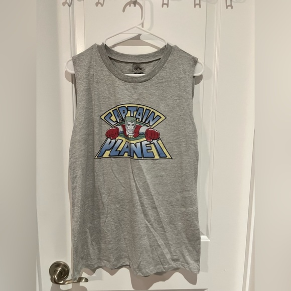 Large Captain Planet tank - Picture 2 of 4